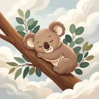 깊은 잠의 코알라